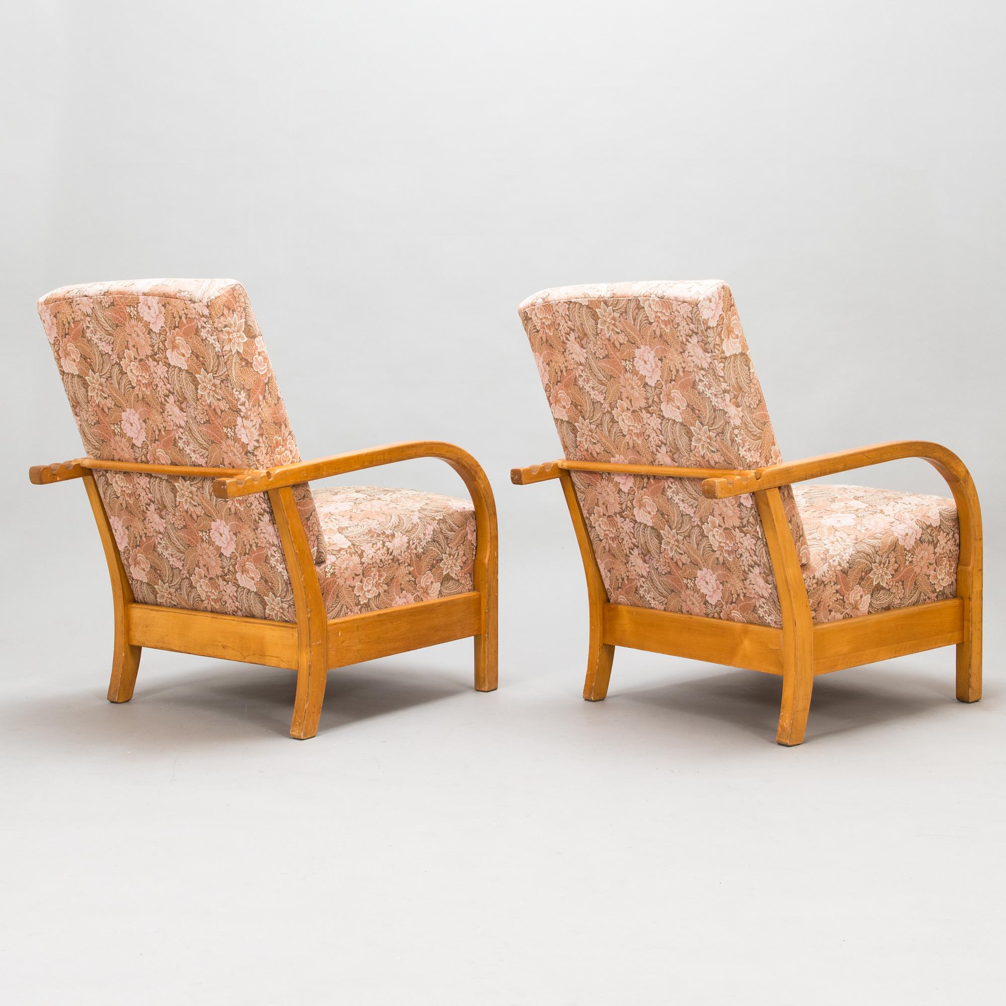 A 1930's 'Mainio' armchairs for Asko Finland.