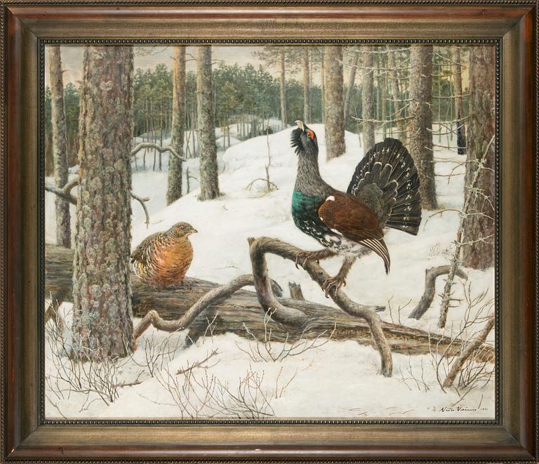 Niilo Vainio, olja på duk, signerad och daterad 1991.