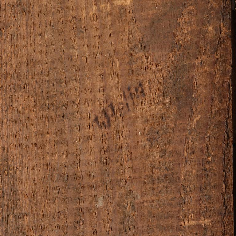 A pair of Gustavian giltwood one-light girandoles by J. P. Helin (master in Stockholm 1763-94).