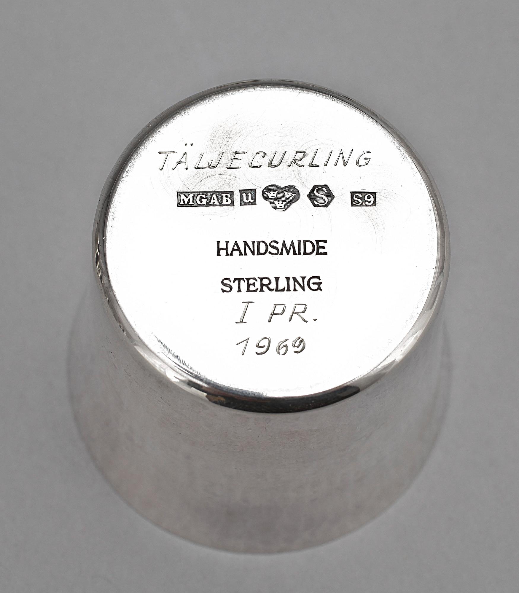 PARTI SILVER, 10 st, silver, bland annat BEFA Guld & Silverfabrik AB. Vikt 452g.