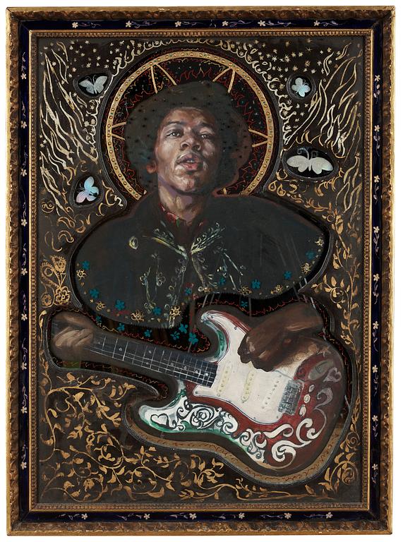 Wawyn Frame, "Icon Jimi Hendrix".