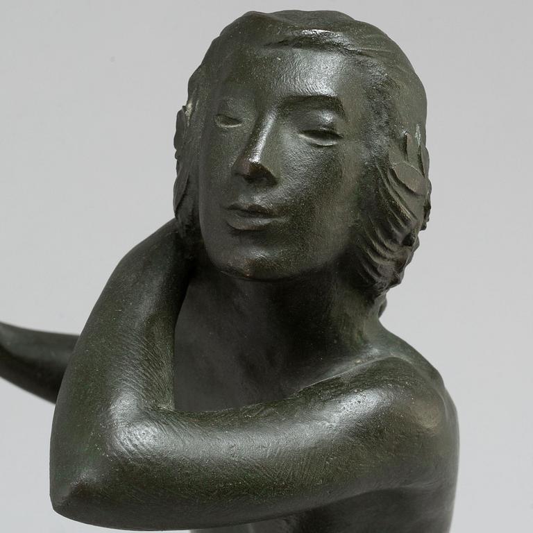 LEO HOLMGREN, Sculpture. Bronze. Signed and dated. Foundry mark. Height 49 cm.
