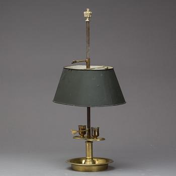 BORDSLAMPA, sk bouillottelampa. 1800-tal.