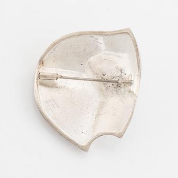 Björn Weckström, brosch,  "Labyrinth",  sterlingsilver. Lapponia 2007.
