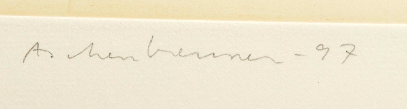 Lennart Aschenbrenner, litografier 2 st signerade daterade och numrerade  97 2/48 samt EA I/V.