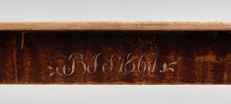 BORD, allmoge, 1800-talets andra hälft.