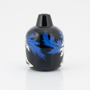 Jan Johansson, a 'graal' glass vase, Orrefors, Sweden.