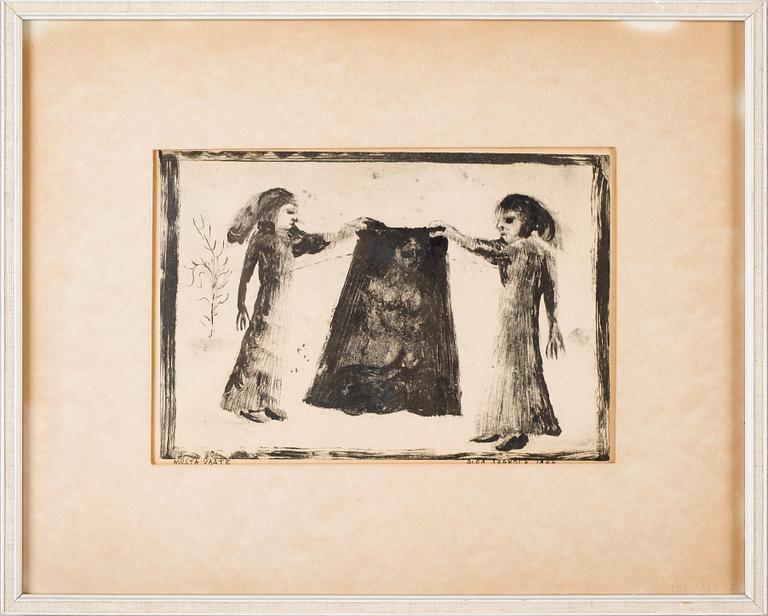 ALPO JAAKOLA, litografi, signerad och daterad 1966.