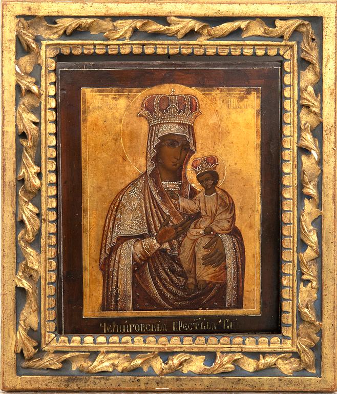 Icon, Virgin Mary with the Christ Child circa 1900.