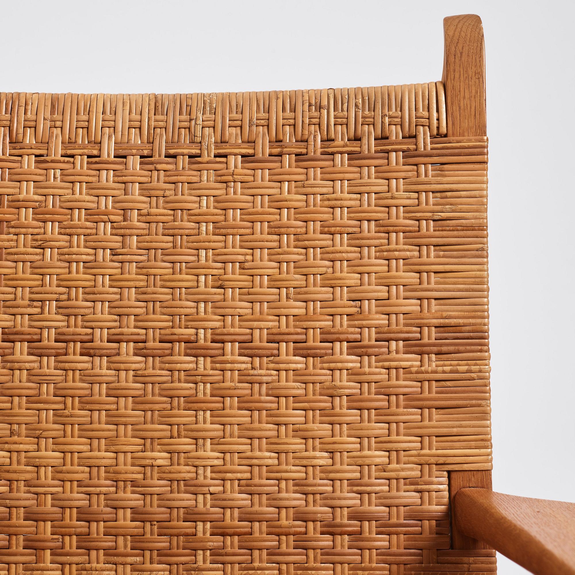 Hans J. Wegner, fåtöljer, ett par "CH27", Carl Hansen & Son, Danmark 1950-tal.