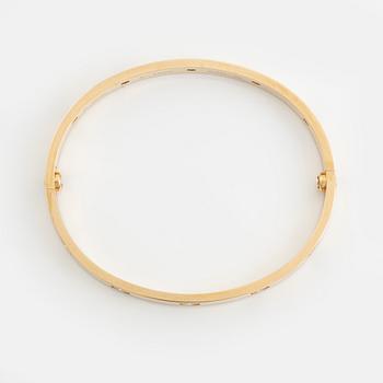 Cartier "Love" armband 18K guld med tio runda briljantslipade diamanter.