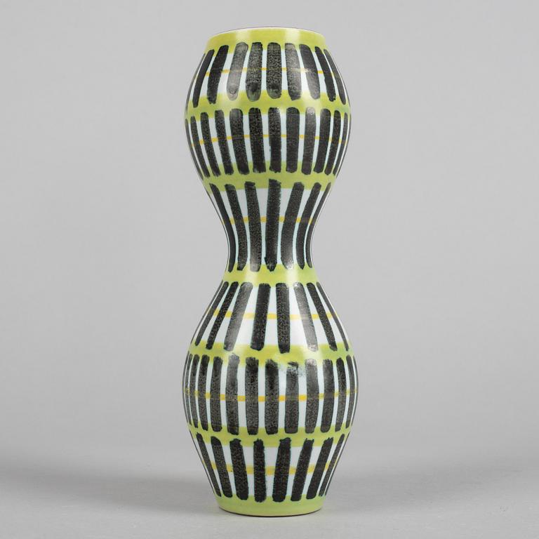 Stig Lindberg, a faience vase, Gustavsbergs studio.