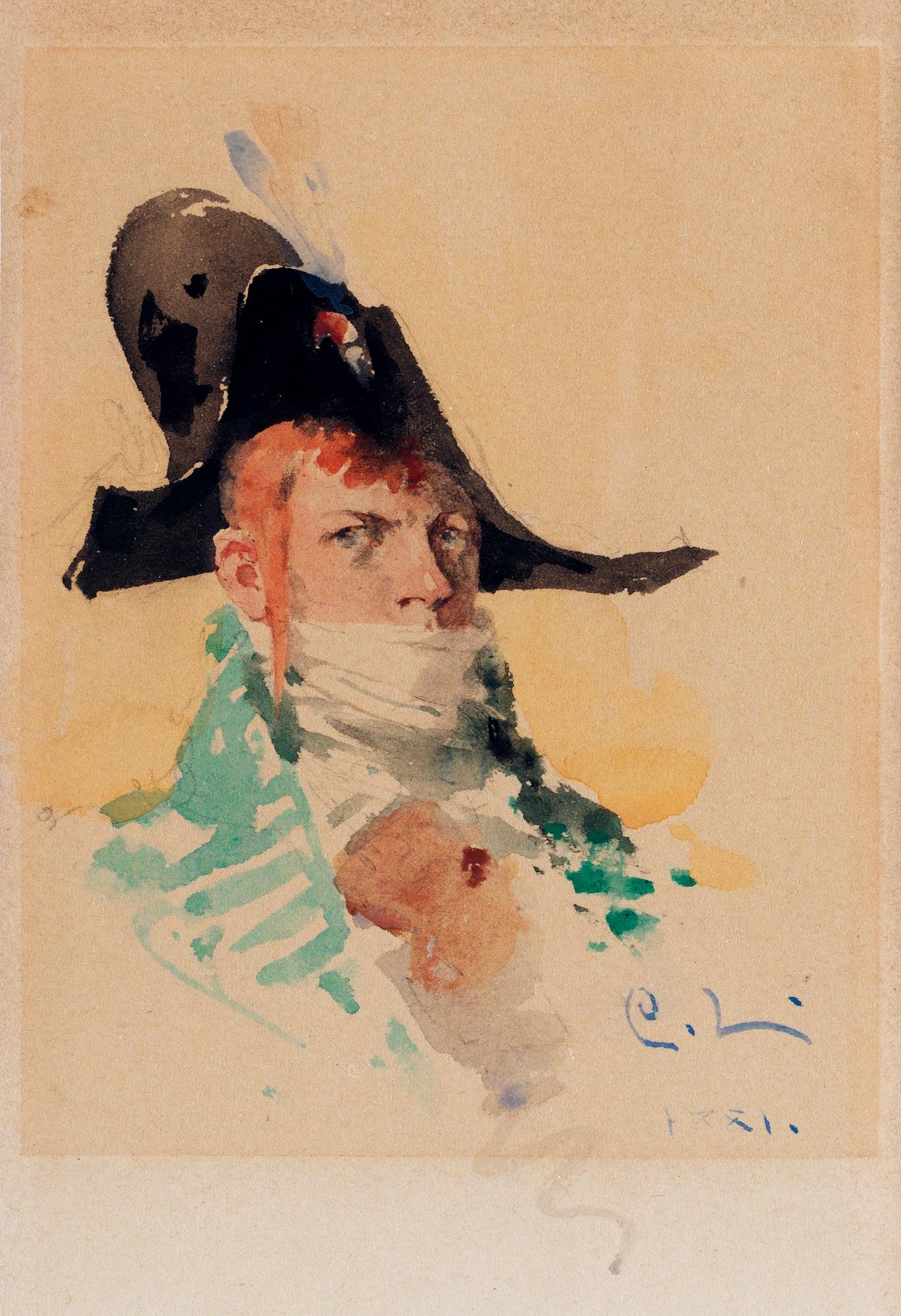Carl Larsson, "En sprätt / Un incroyable".