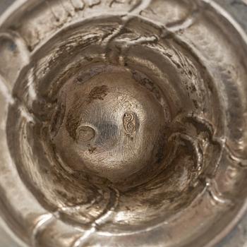 Sockerbössa, silver, rokoko, Augsburg, 1745-47.