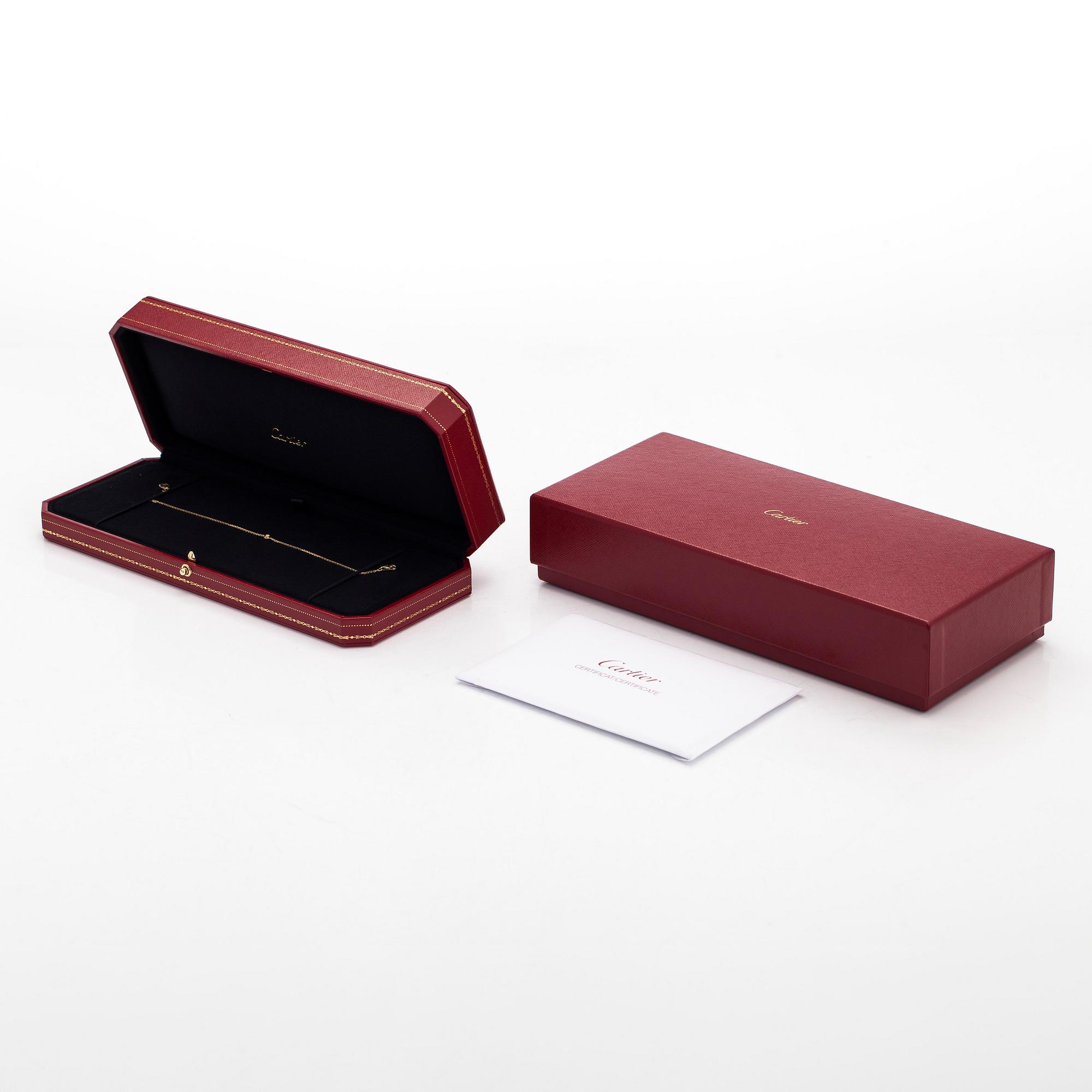 Cartier, armband, "d'Amour", 18K guld med en briljantslipad diamant.