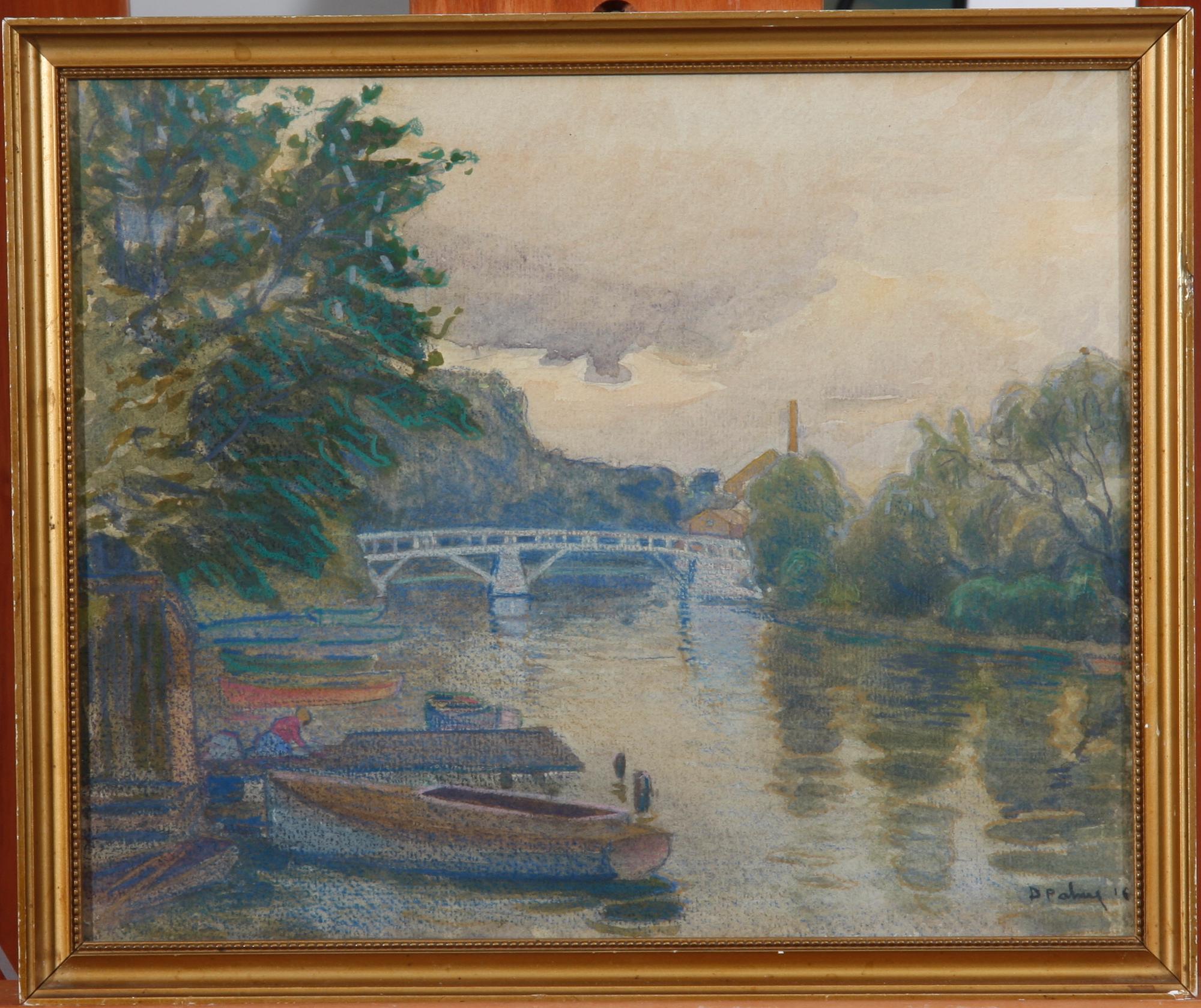 PALME, BIRGER. Blandteknik, sign. o dat -16?.