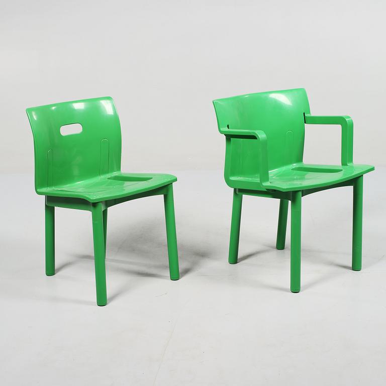 STOLAR, 4 + 1, modell 4870, Anna Casatelli Ferrieri, Kartell, Italien, formgiven 1986.