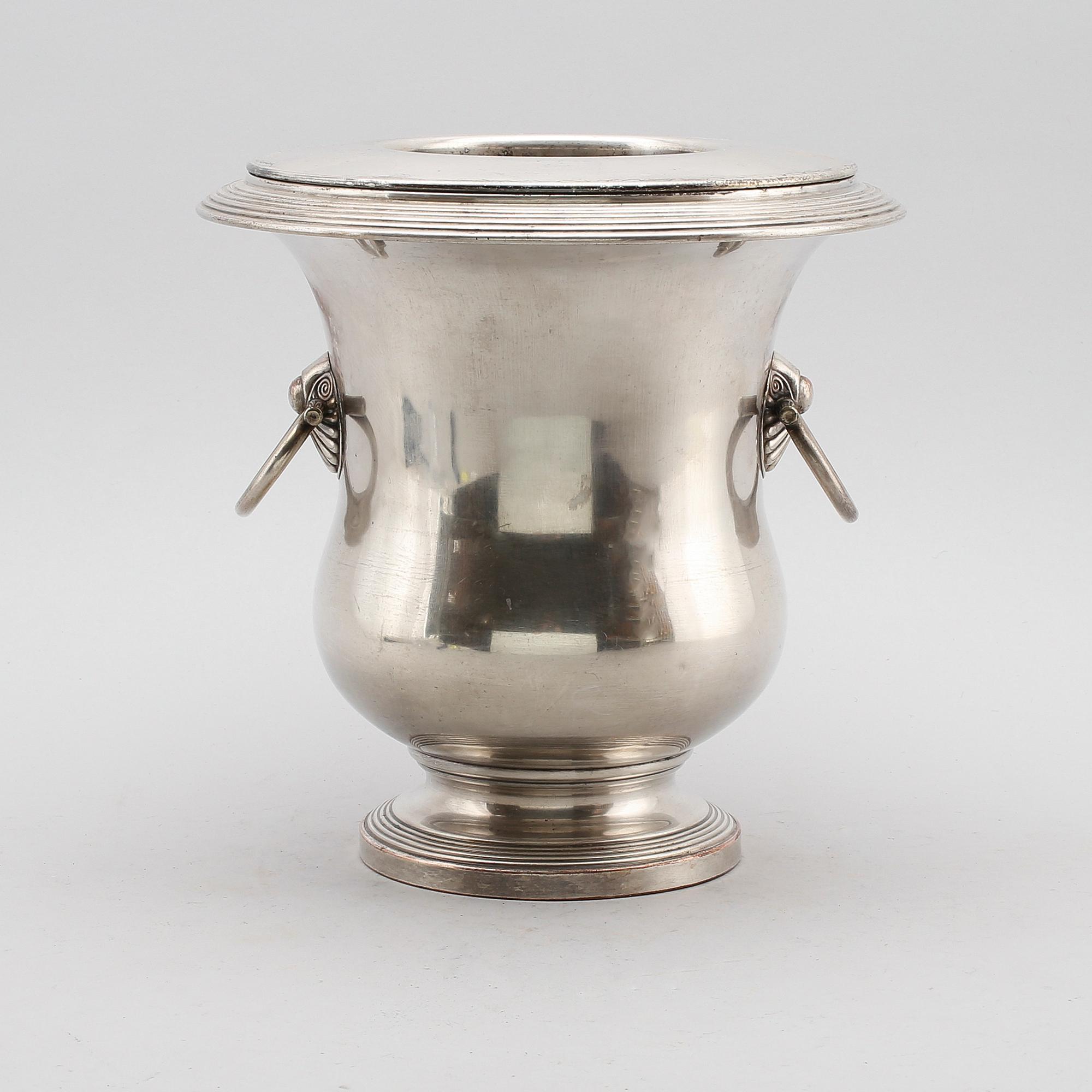 CHAMPAGNEKYLARE, pläter, art déco, Frankrike, 1900-talets första hälft.