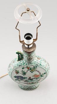 BORDSLAMPA, porslin, Kina, 1800-tal.