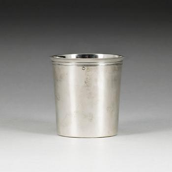 BÄGARE, silver, Paris 1800-tal. Vikt ca 70 gram.