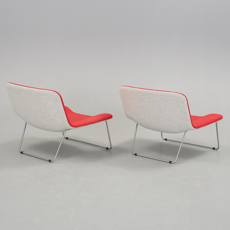 FÅTÖLJER, ett par, "Spring", Erwan Bouroullec, Cappellini, Italien. Formgivna år 2000.