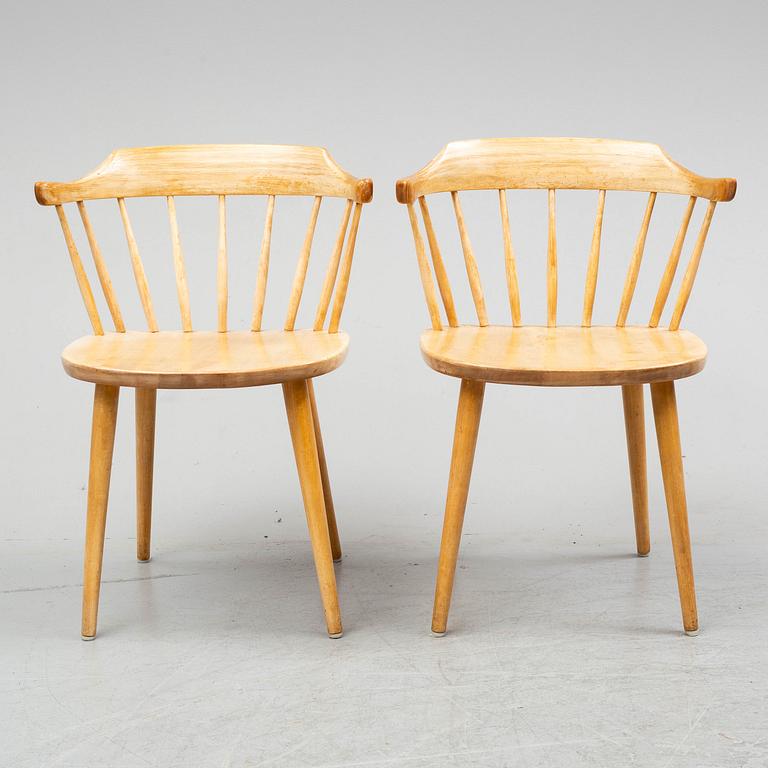 YNGVE EKSTRÖM, karmstolar, 6 st, "Småland".