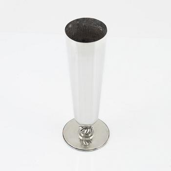 A Swedish Sterling Silver Vase, mark of Atelier Borgila 1947.