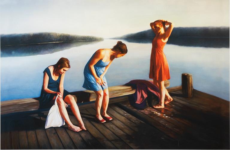 Karin Broos, "Efter badet 3".