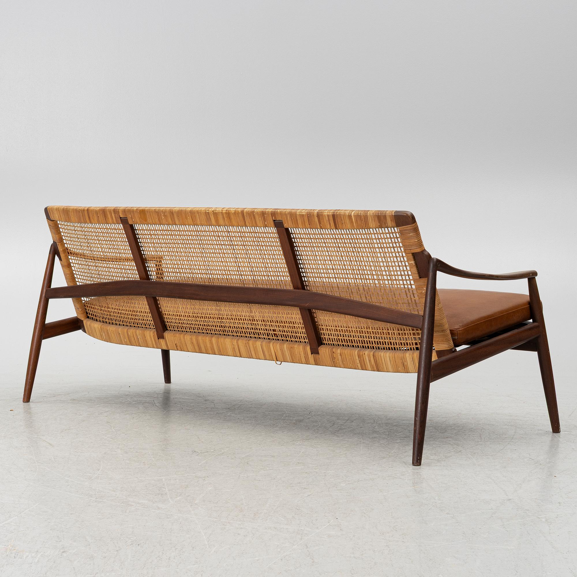 Hartmut Lohmeyer, sofa, Wilkhahn, Germany, 1950s.