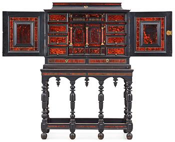 A Baroque second half 17th century cabinet, presumably Flemish.