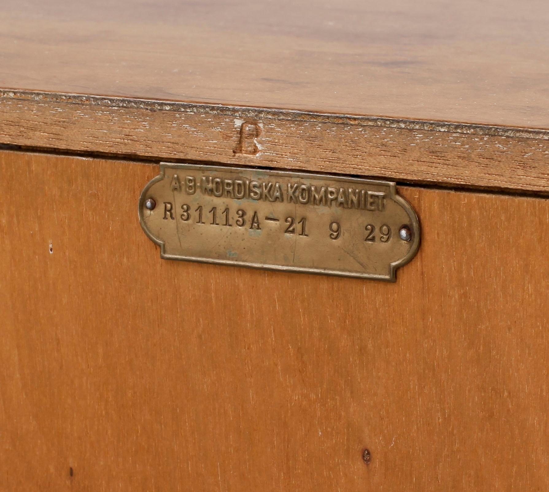 SALONGSMÖBLEMANG, 8 delar, Carl Malmsten,Nordiska Kompaniet, modell "Haga", 1900-talets första hälft.