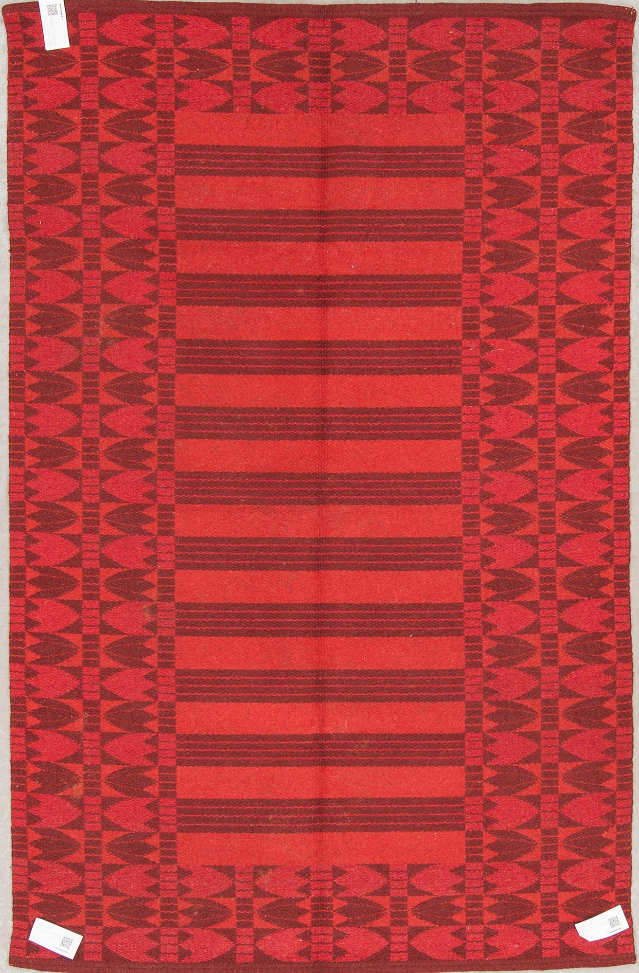 MATTA, rölakan, dubbelsidig, 1900-talets mitt, ca 200 x 128 cm.
