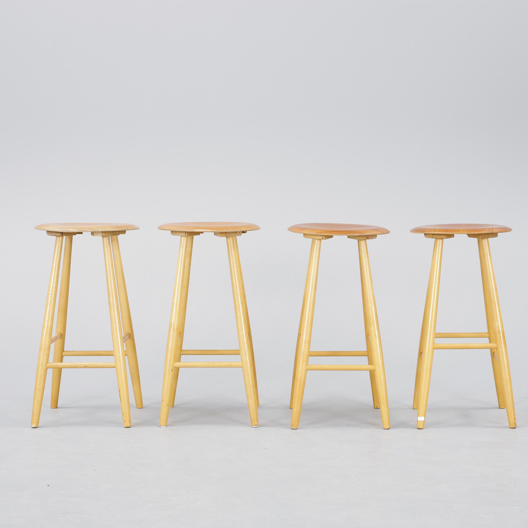 PALLAR, 4 stycken, Nesto möbler, 1950/60-tal.