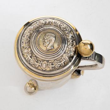 C.G. Hallberg, A Swedish silver tankard, Stockholm 1949.