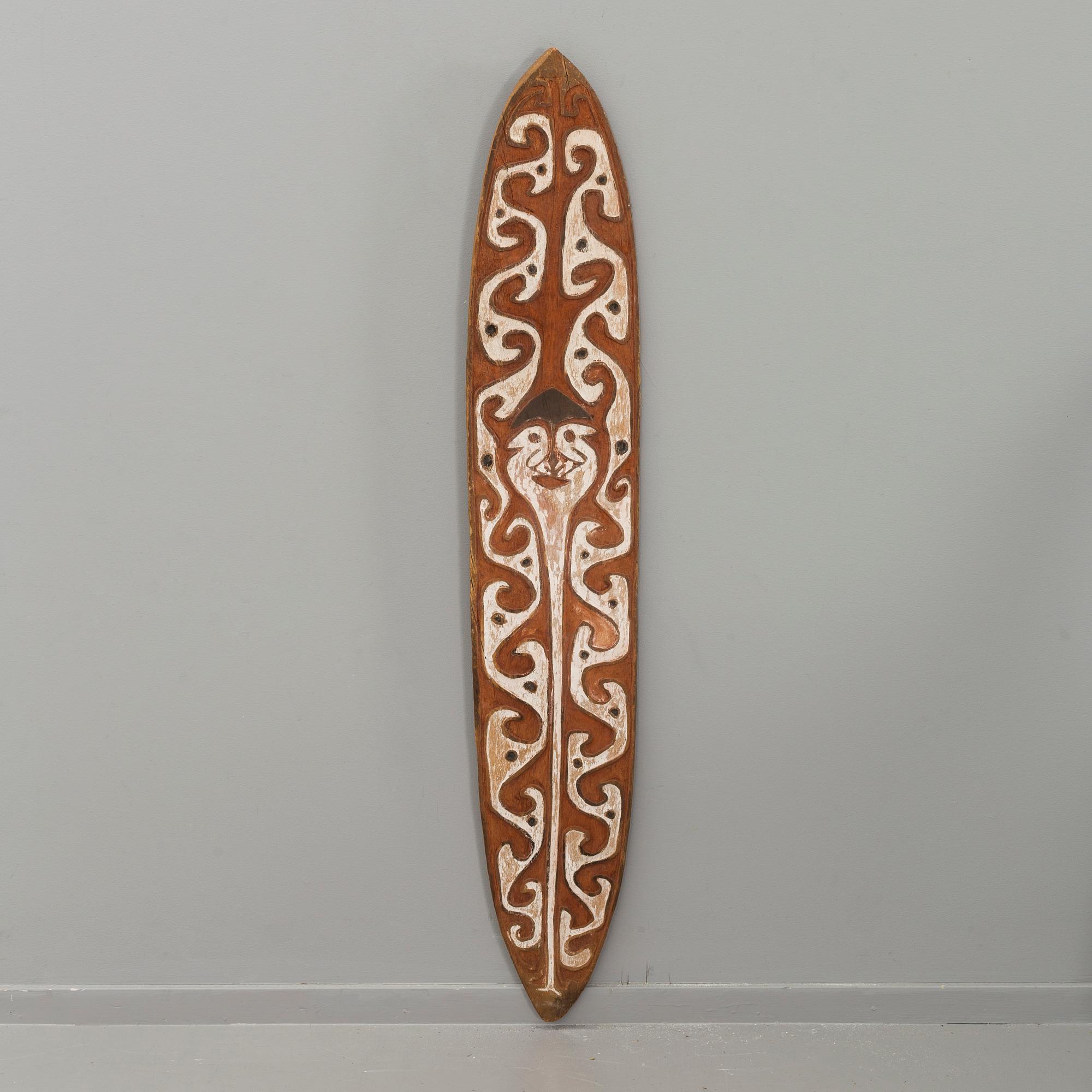 Shield, Asmat, New Guinea.