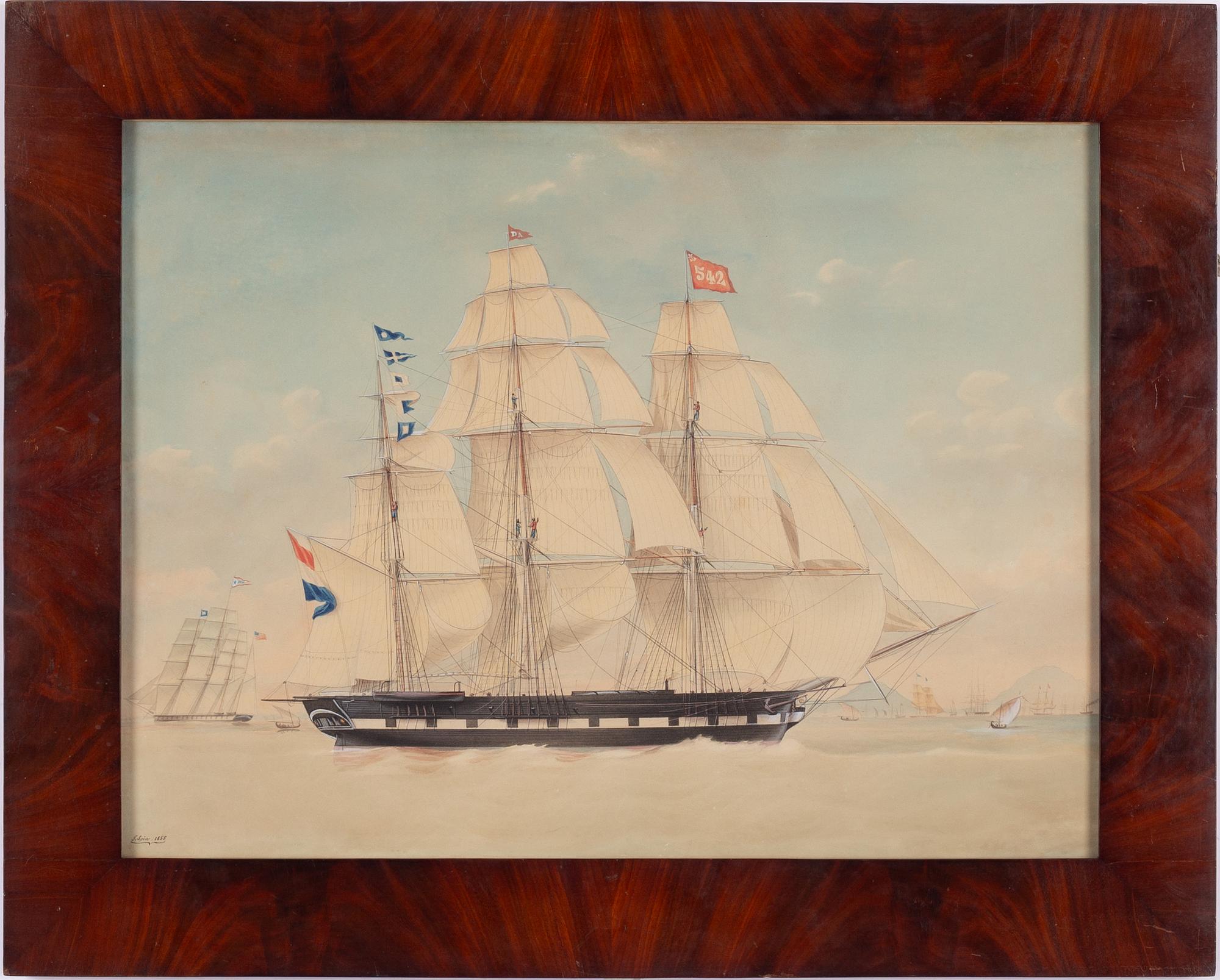 Jacob Spin, The Full-Rigged Ship "Doctrina et Amicitia".