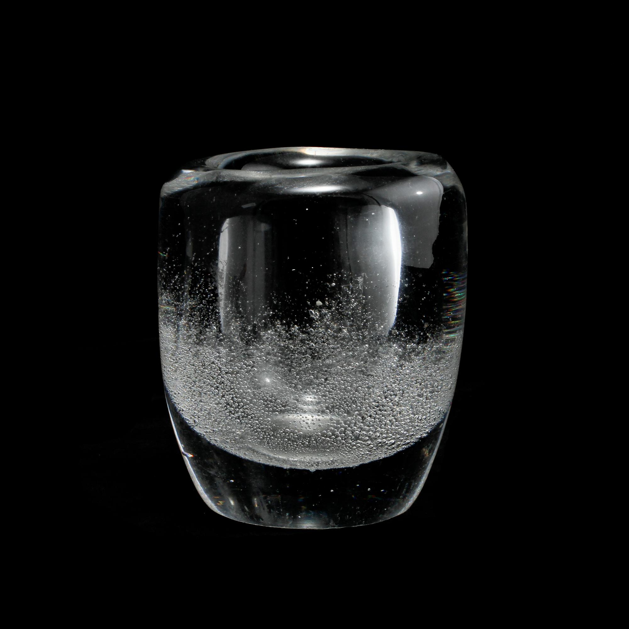 VAS, glas, sign. Kaj Franck, Iittala, 1900-talets andra hälft.