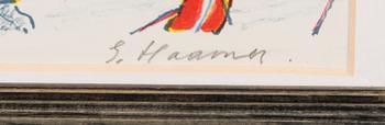 EERIK HAAMER, lithograph, signed, numbered 151/300.