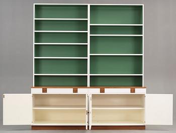 Josef Frank, two sections of bookshelves, Svenskt Tenn, model 2225, post 1985.