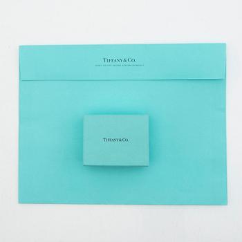 Tiffany & Co, ring, platina med briljantslipad diamant.