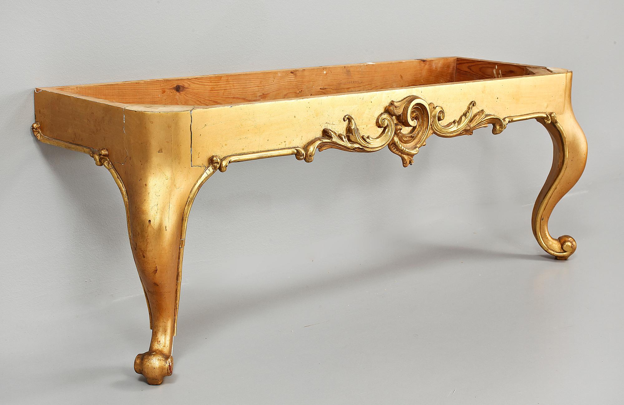 SPEGEL SAMT KONSOLBORD, nyrokoko, 1800-talets andra hälft.