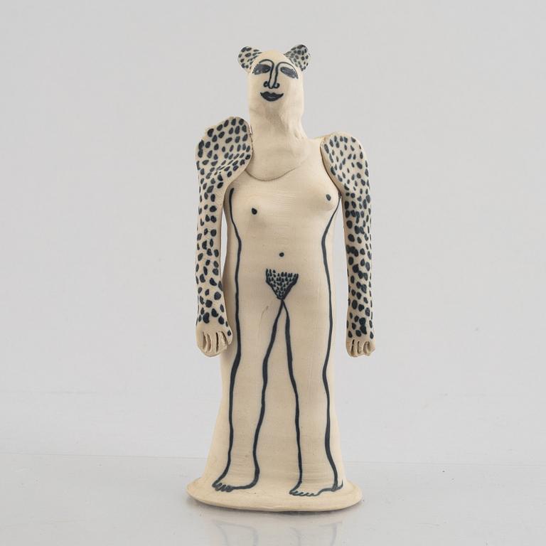 Ulrica Hydman-Vallien, skulptur, stengods, "Lady".