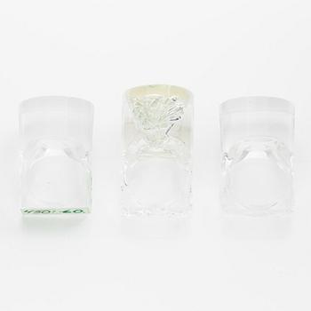 Siv Lagerström, tre ringar akrylplast, 1970-tal.