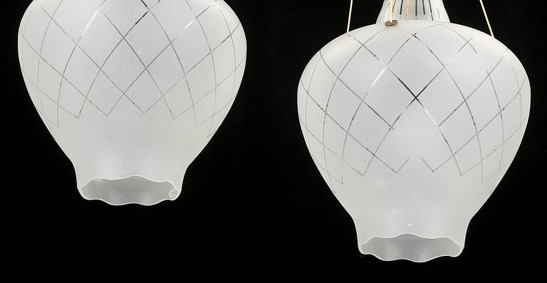 TAKLAMPOR, ett par, Sverige, 1940/50-tal.