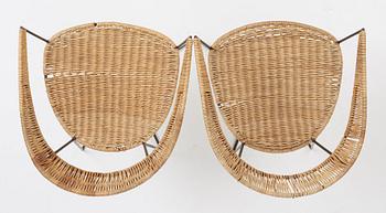 Eyjólfur Ágústsson, attributed, a pair of armchairs, Sweden 1950s.