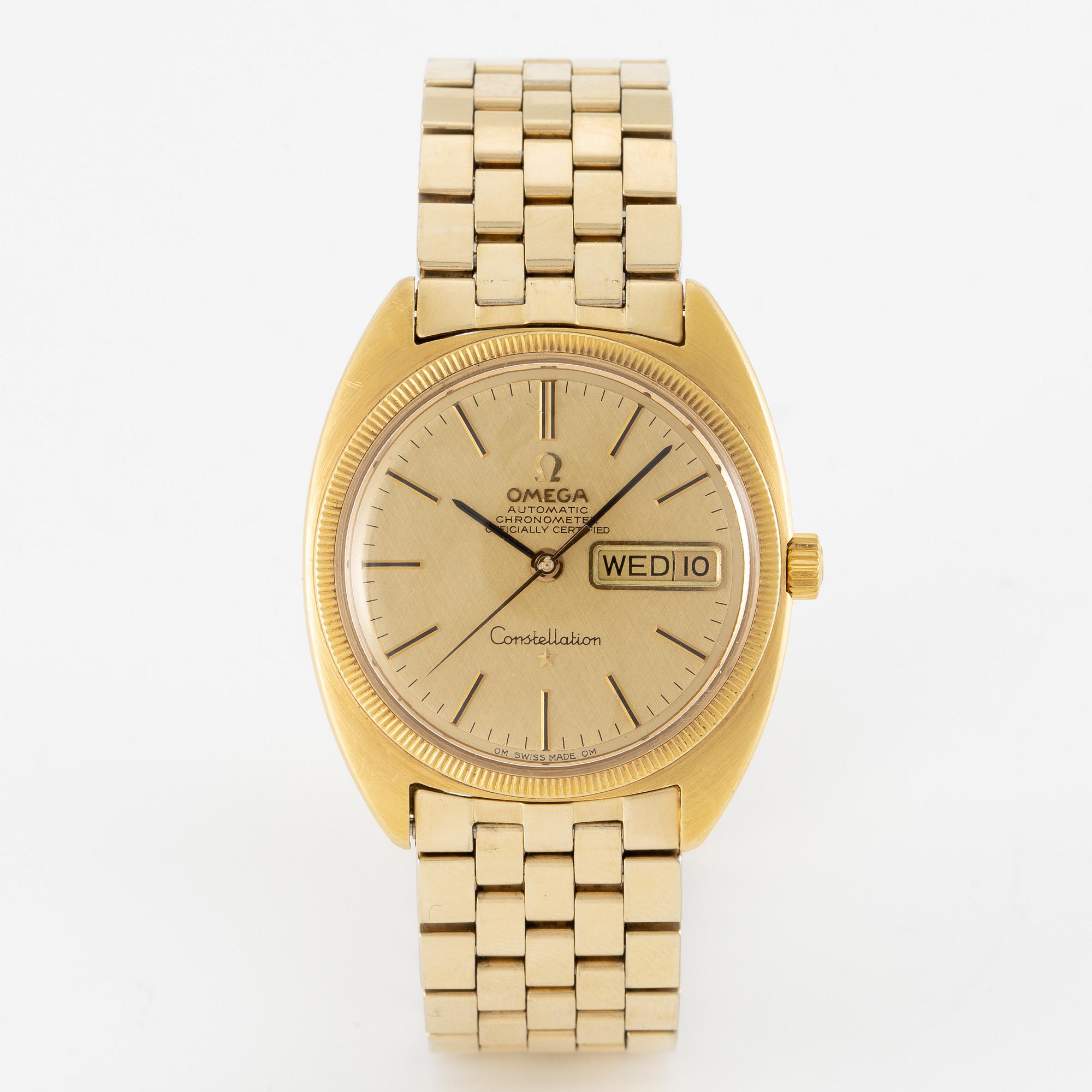 Omega, Constellation, "C", Chronometer, wristwatch, 35 mm.