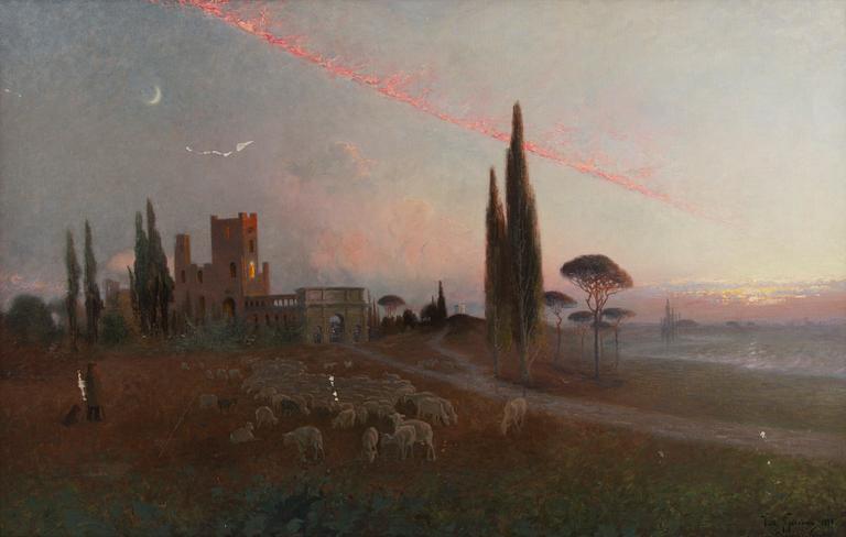 Valdemar Nyström, Pastoraalimaisema (Aihe Ciaggiasta Lombardiassa).