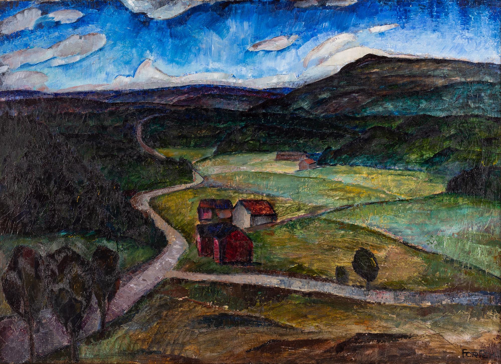 Einar Forseth, oil on canvas, signed.