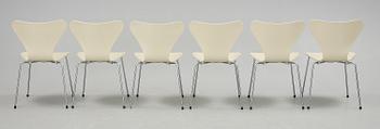 STOLAR, 6st. "Sjuan", Arne Jacobsen, Fritz Hansen.