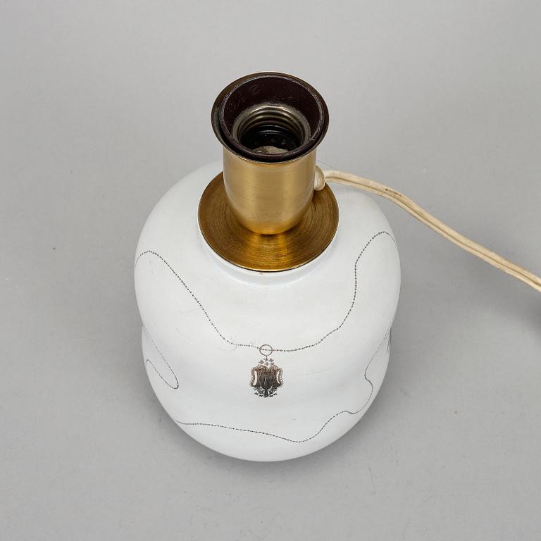 A Stig lindberg "Grazia" table lamp for Gustavsberg.